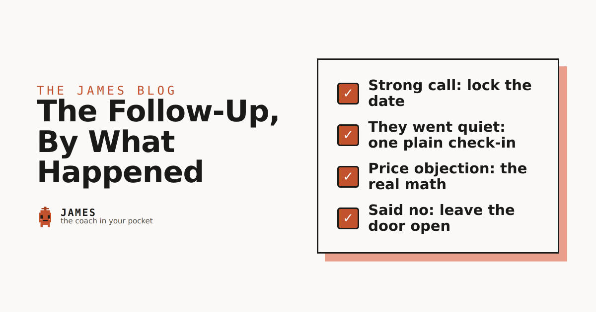 Follow-Up Emails After a Sales Call: What to Send, When